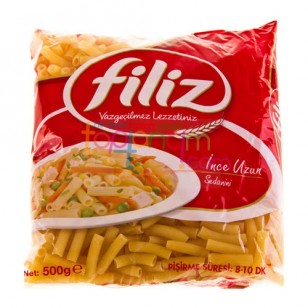 Filiz İnce Uzun  Makarna 500 Gr Paket * 20 Adet